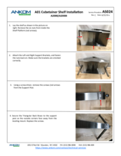 Cubitainer Shelf Installation (AS024)