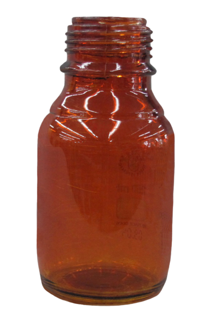7128 500ml Glass Bottle Coated Amber