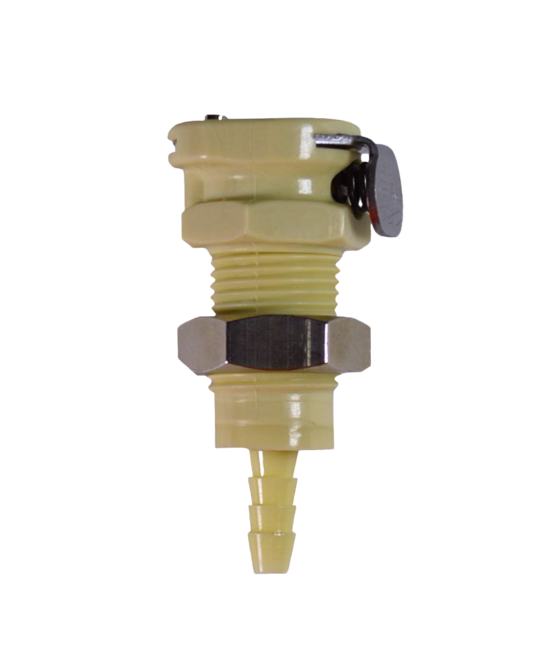 8193 Coupling 1/8 w/Shutoff