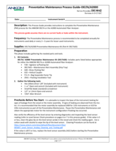 Preventative Maintenance Process Guide (DELTA/A2000)
