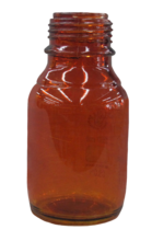 7128 500ml Glass Bottle Coated Amber