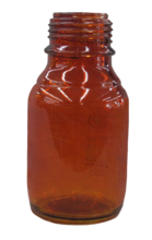 7128 500ml Glass Bottle Coated Amber