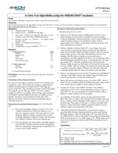 In Vitro True Digestibility - IVTD Method 3