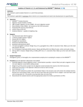 Isolation of Vitamin A, E, D, and Cholesterol by ANKOMFLEX (Method: VC R8)