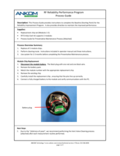 Preventative Maintenance Process Guide (RF System)