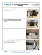 Cubitainer Shelf Installation (AS024)