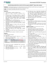 991.43 Procedure (automated IDF, SDF)