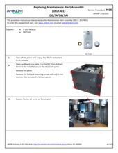 Maintenance Alert Replacement (DES038)