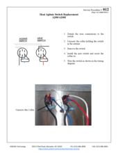 Heat Agitate Switch Replacement (FS012)