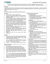 Total Fat Method (Hydrolysis)