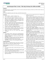Acid Detergent Fiber Method (A200)