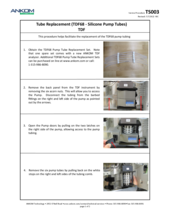 Tube Replacement (TDF68 - Silicone Pump Tubes) (TS003)
