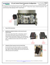 25-pin Control Panel Connector Configuration (TS012)