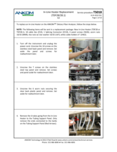 In-Line Heater Replacement (TS018)