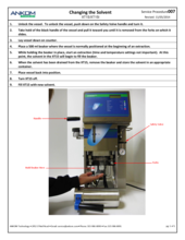 Changing the Solvent (X5S007)