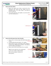 Valve Replacement (Solvent Drain) (XTS002)