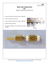Water Filter Replacement (XTS007)